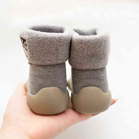 baby-animal-sock-shoes-owl Grookz Shoes - Sophia's Style-4